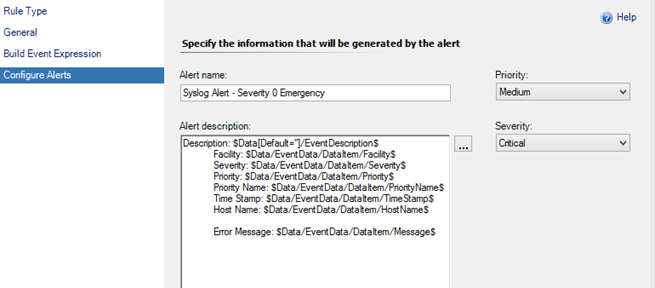 Alert Description alt text